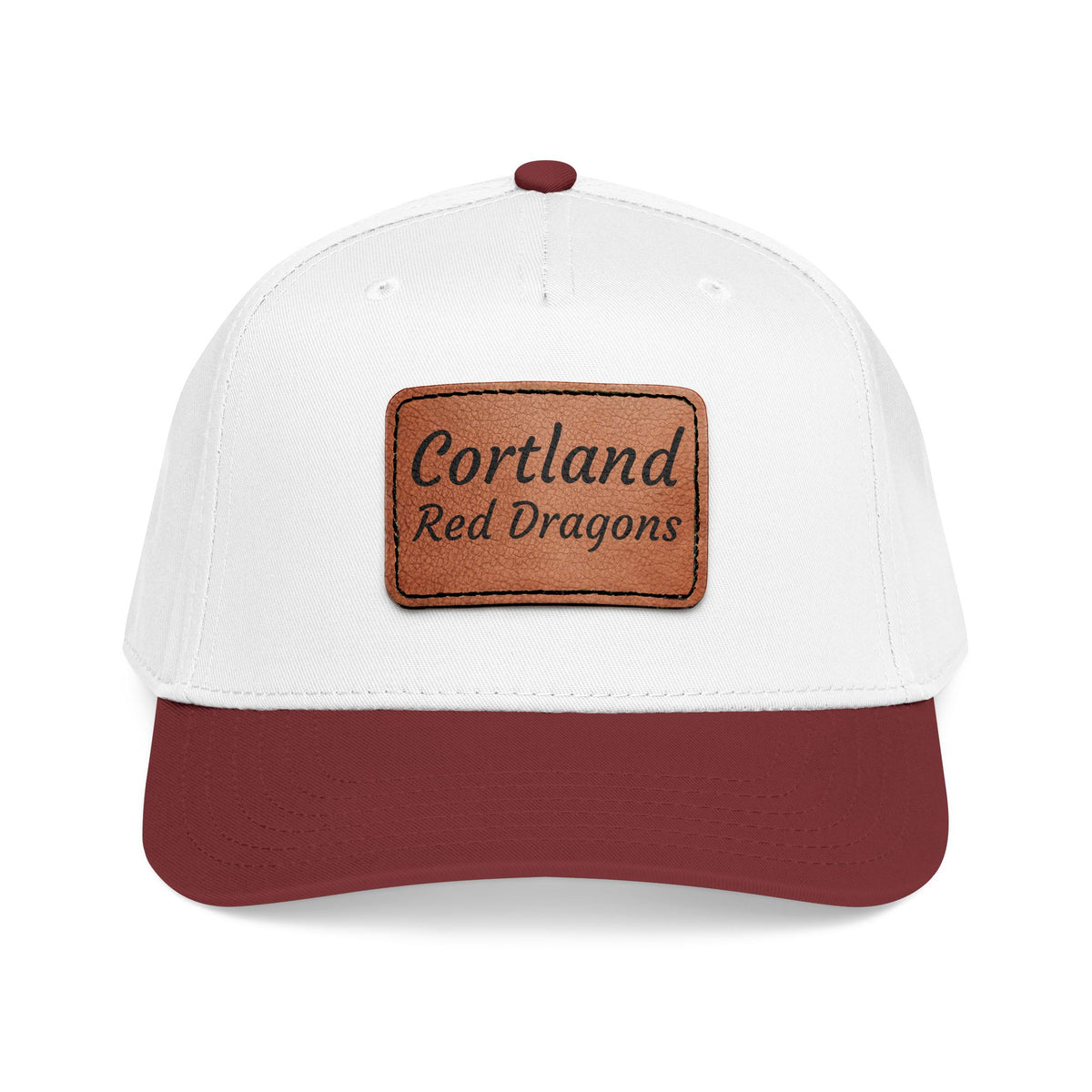 Cortland Leather Patch Cap