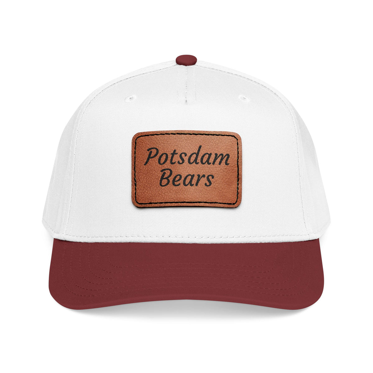Potsdam Leather Patch Cap