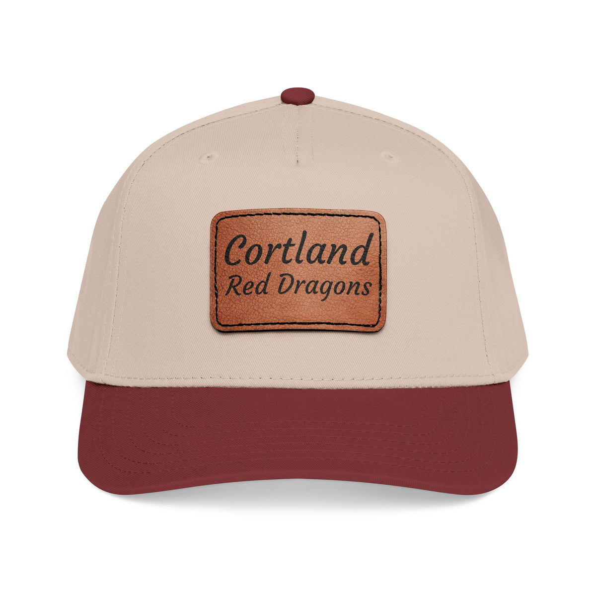 Cortland Leather Patch Cap