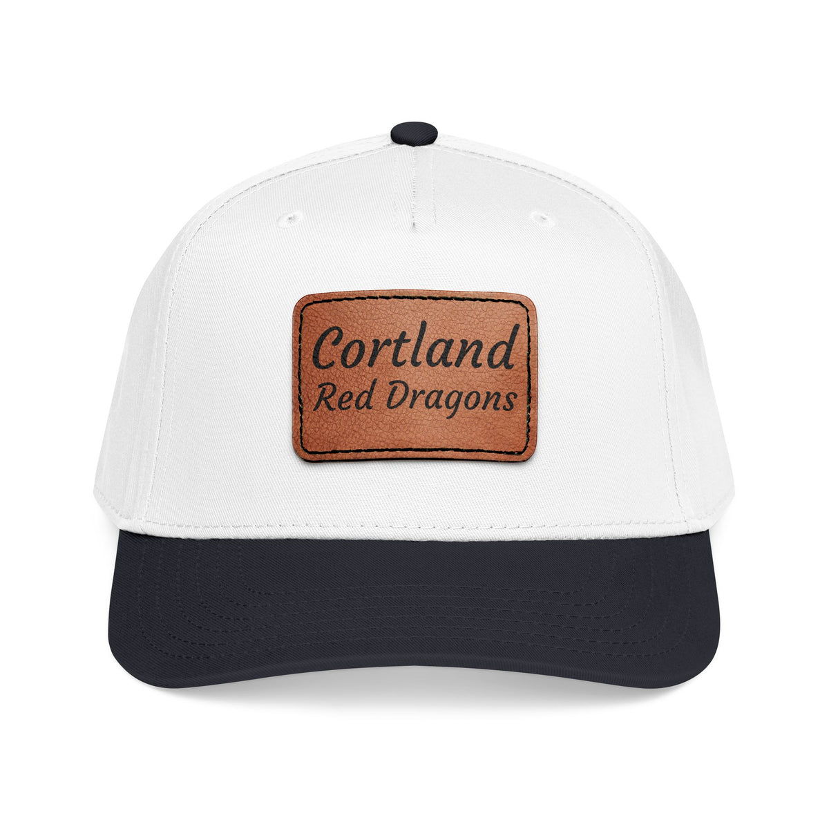 Cortland Leather Patch Cap