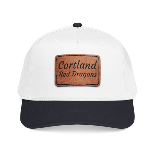 Cortland Leather Patch Cap