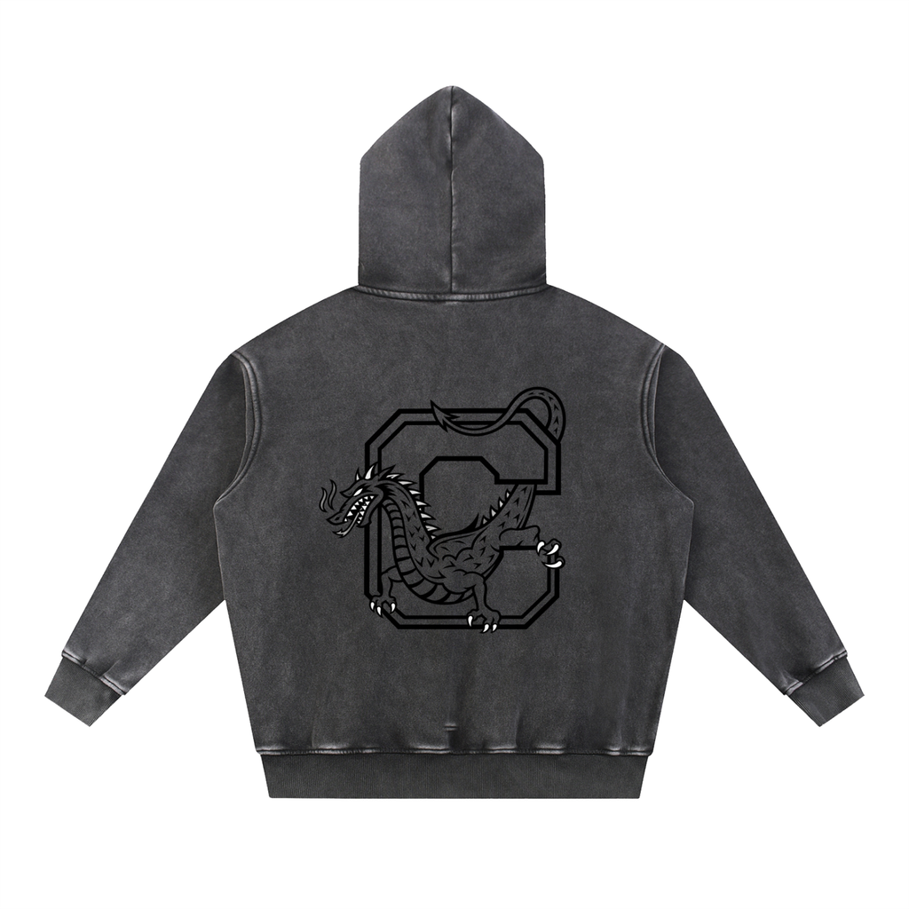 Cortland Red Dragons Snow Wash Hoodie