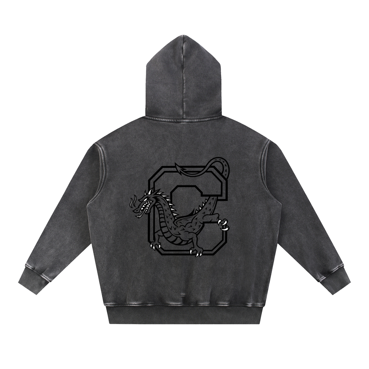 Cortland Red Dragons Snow Wash Hoodie
