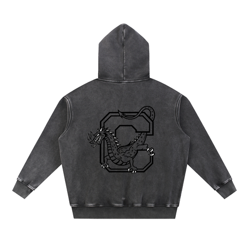 Cortland Red Dragons Snow Wash Hoodie